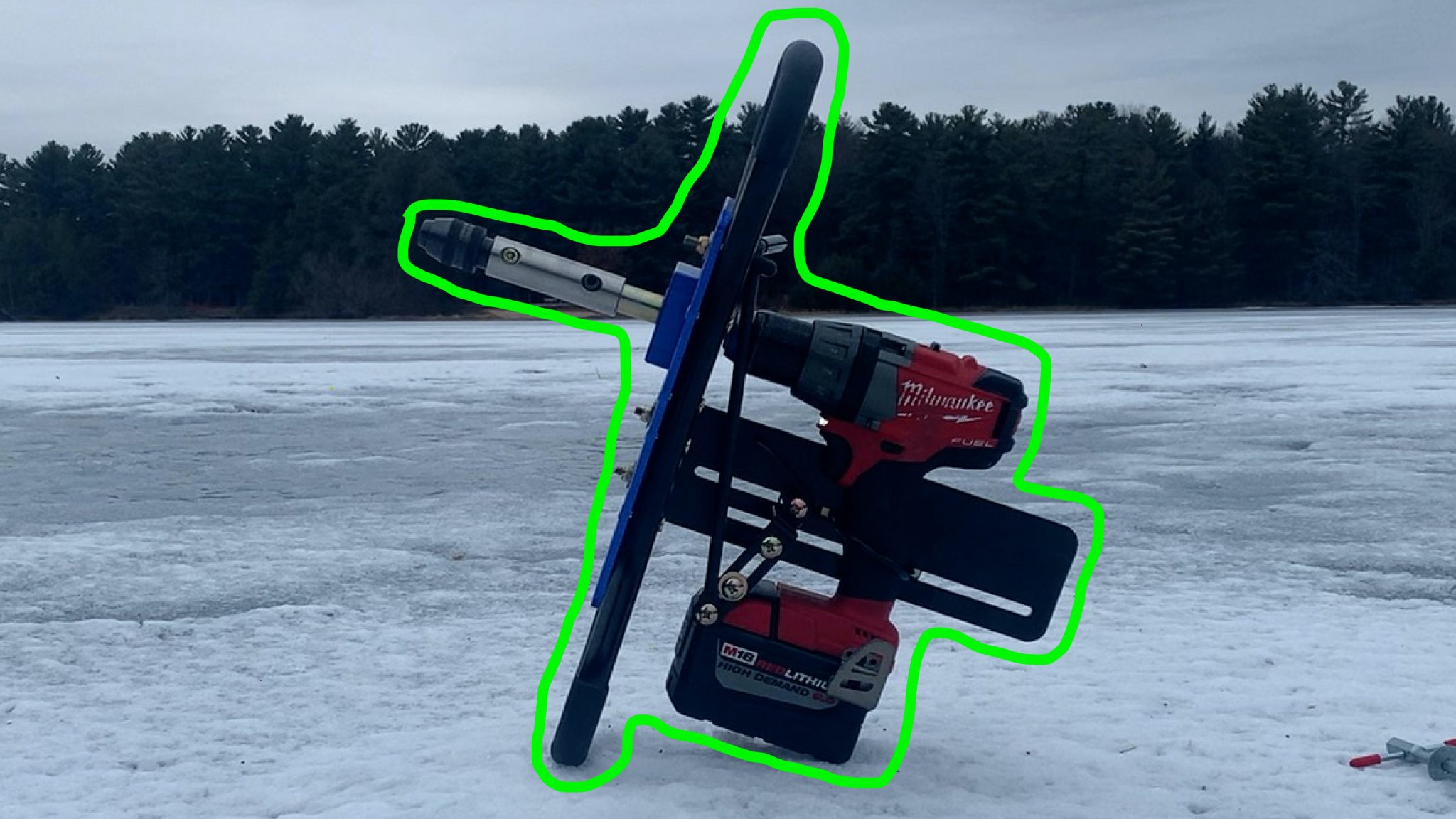 CLAM Drill Plate Adapter Deep Freeze Fishing